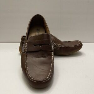 Born Mens Size‎ 9.5 Andes Brown Full Grain Leather Penny Shoes Driving Loafers